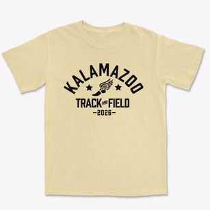 Kalamazoo Christian West Elementary Track and Field Premium Heavyweight T-shirt