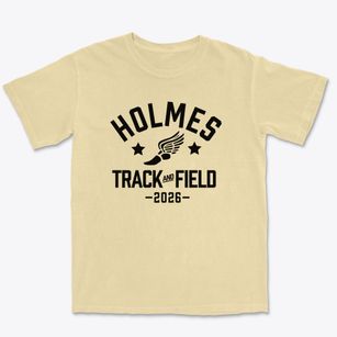 Holmes Middle School Track and Field Premium Heavyweight T-shirt
