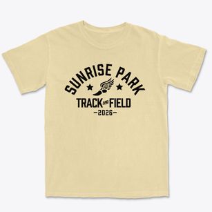 Sunrise Park Middle School Track and Field Premium Heavyweight T-shirt