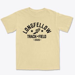Longfellow Humanities Magnet School Track and Field Premium Heavyweight T-shirt