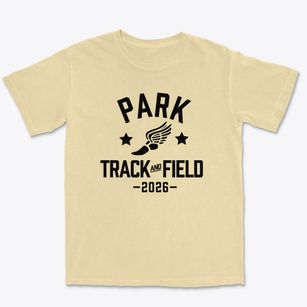 Park Elementary School Track and Field Premium Heavyweight T-shirt