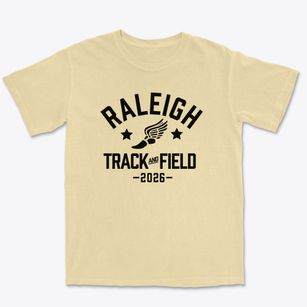 Raleigh Elementary School Track and Field Premium Heavyweight T-shirt