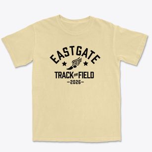 Eastgate Middle School Track and Field Premium Heavyweight T-shirt