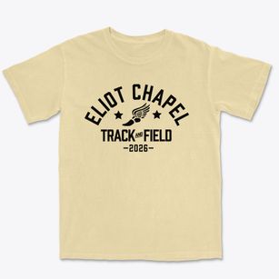 Eliot Chapel Nursery School Track and Field Premium Heavyweight T-shirt