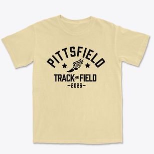 Pittsfield Middle High School Track and Field Premium Heavyweight T-shirt