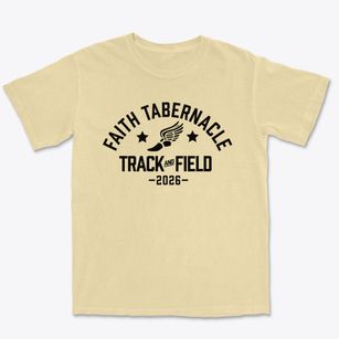 Faith Tabernacle Child Care & Academy Track and Field Premium Heavyweight T-shirt