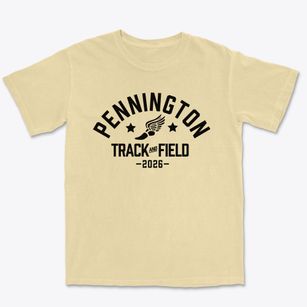 The Pennington School Track and Field Premium Heavyweight T-shirt