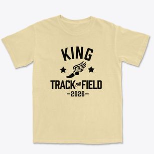 Martin Luther King Elementary School Track and Field Premium Heavyweight T-shirt