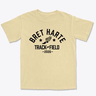 Bret Harte Elementary School Track and Field Premium Heavyweight T-shirt
