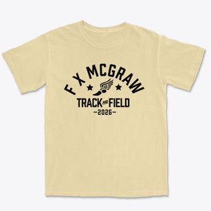 F X Mcgraw Elementary School Track and Field Premium Heavyweight T-shirt