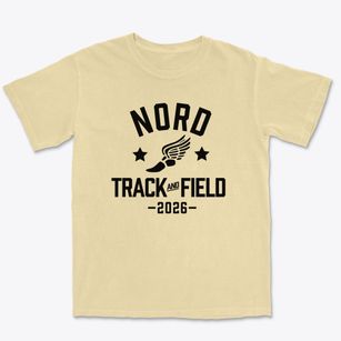 Nord Elementary School Track and Field Premium Heavyweight T-shirt