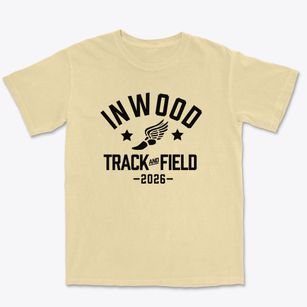 Inwood High School Track and Field Premium Heavyweight T-shirt
