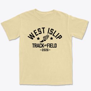 West Islip Middle School Track and Field Premium Heavyweight T-shirt