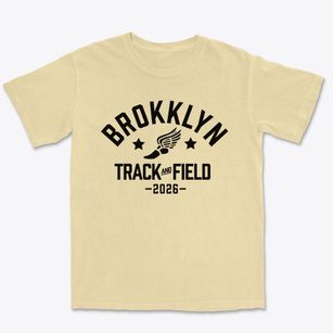 Brooklyn New School Track and Field Premium Heavyweight T-shirt
