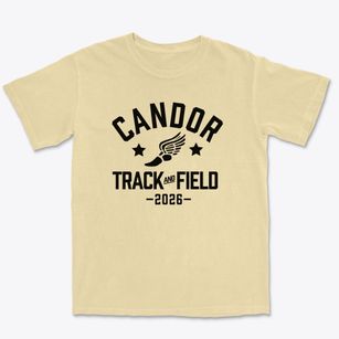 Candor Elementary School Track and Field Premium Heavyweight T-shirt