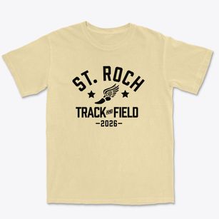 St Roch School Track and Field Premium Heavyweight T-shirt