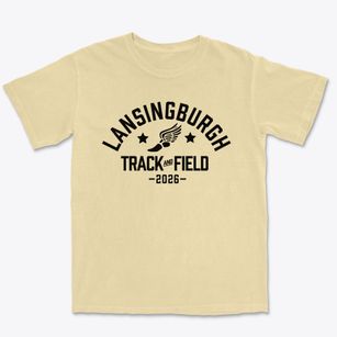 Lansingburgh High School Track and Field Premium Heavyweight T-shirt