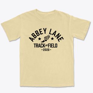 Abbey Lane Elementary School Track and Field Premium Heavyweight T-shirt
