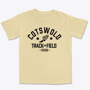 Cotswold Elementary School Track and Field Premium Heavyweight T-shirt