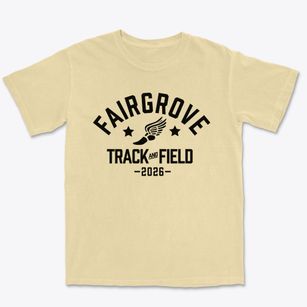 Fairgrove High School Track and Field Premium Heavyweight T-shirt
