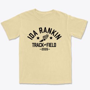 Ida Rankin Elementary School Track and Field Premium Heavyweight T-shirt