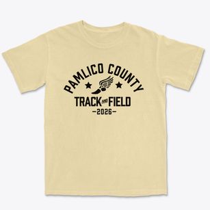 Pamlico County Primary School Track and Field Premium Heavyweight T-shirt