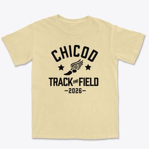 Chicod School Track and Field Premium Heavyweight T-shirt