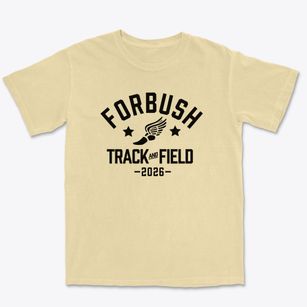 Forbush Elementary School Track and Field Premium Heavyweight T-shirt