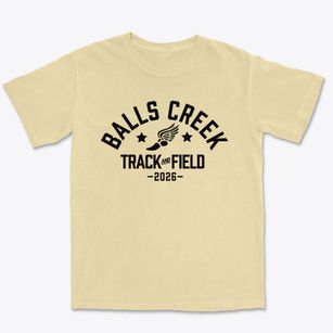 Balls Creek Elementary School Track and Field Premium Heavyweight T-shirt