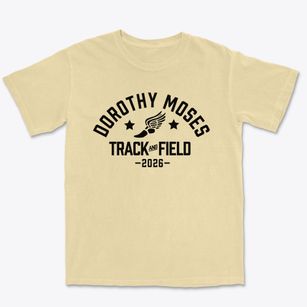 Dorothy Moses Elementary School Track and Field Premium Heavyweight T-shirt