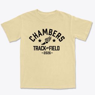 Chambers Elementary School Track and Field Premium Heavyweight T-shirt