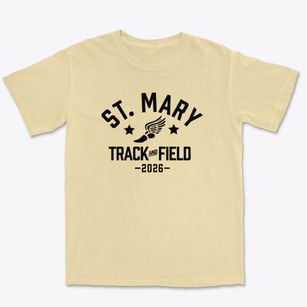 Saint Mary Grade School Track and Field Premium Heavyweight T-shirt
