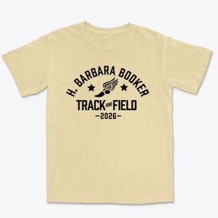 H. Barbara Booker K-8 Track and Field Premium Heavyweight T-shirt