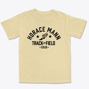 Horace Mann Middle School Track and Field Premium Heavyweight T-shirt