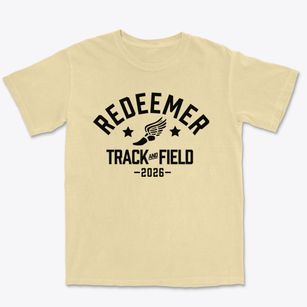 Redeemer Lutheran School Track and Field Premium Heavyweight T-shirt