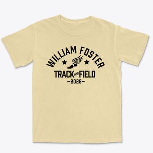 William Foster Elementary School Track and Field Premium Heavyweight T-shirt