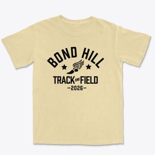 Bond Hill Academy Track and Field Premium Heavyweight T-shirt