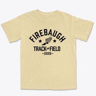 Firebaugh Track and Field Premium Heavyweight T-shirt