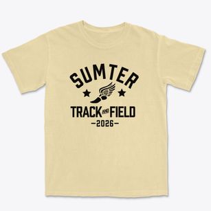 Sumter Christian School Track and Field Premium Heavyweight T-shirt
