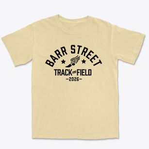 Barr Street Middle School Track and Field Premium Heavyweight T-shirt