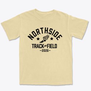 Northside High School Track and Field Premium Heavyweight T-shirt