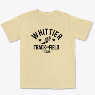 Whittier Middle School Track and Field Premium Heavyweight T-shirt