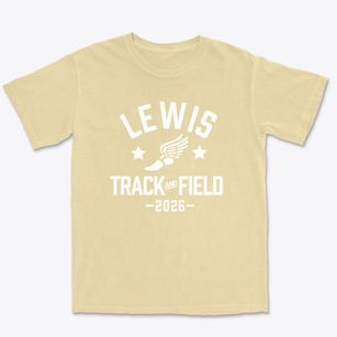 Lewis Middle School Track and Field Premium Heavyweight T-shirt