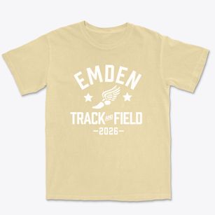 Emden Elementary School Track and Field Premium Heavyweight T-shirt