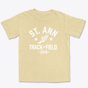 Saint Ann School Track and Field Premium Heavyweight T-shirt