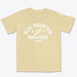 Blue Mountain Middle School Track and Field Premium Heavyweight T-shirt