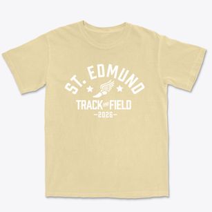 Saint Edmund School Track and Field Premium Heavyweight T-shirt