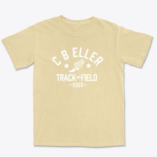 C B Eller Elementary School Track and Field Premium Heavyweight T-shirt