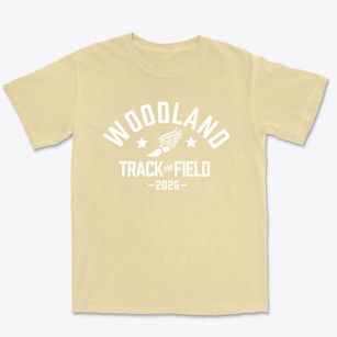 Woodland Elementary School Track and Field Premium Heavyweight T-shirt