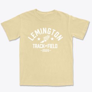 Lemington Elementary School Track and Field Premium Heavyweight T-shirt